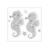 Seahorses ラバースタンプ (インプリント)