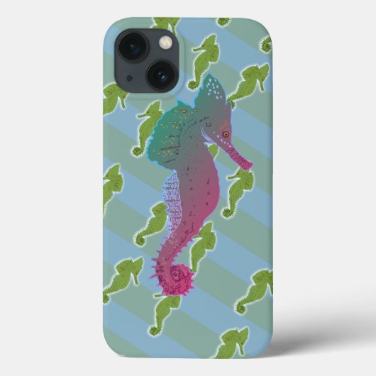 Seahorses, Apple iPhone X, Tough Xtreme Case-Mate iPhoneケース (裏面)