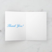 Seahorses Cartoon "Thank You"カード サンキューカード (内部)