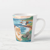 SEAKISSEDチャウドッグ海 カフェラテマグ (右)