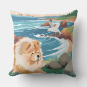 SEAKISSEDチャウドッグ海 クッション (正面)