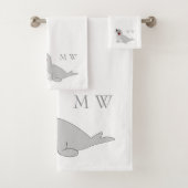 Seal Design Monogrammed バスタオルセット (インサイチュ)