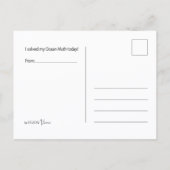 Seal Ocean Math Coloring Postcard ポストカード (裏面)