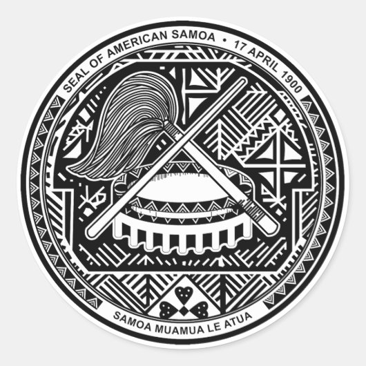 Seal of American Samoa  ラウンドシール (正面)