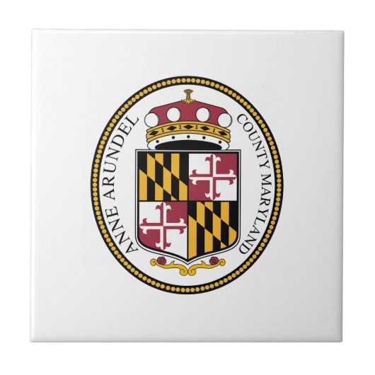Seal of Anne Arundel County, MD タイル (正面)