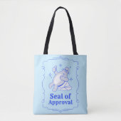 Seal of Approval Funny Seal Tote Bag トートバッグ (正面)