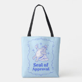 Seal of Approval Funny Seal Tote Bag トートバッグ (裏面)