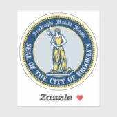 Seal of Brooklyn, New York City, USA シール (シート)