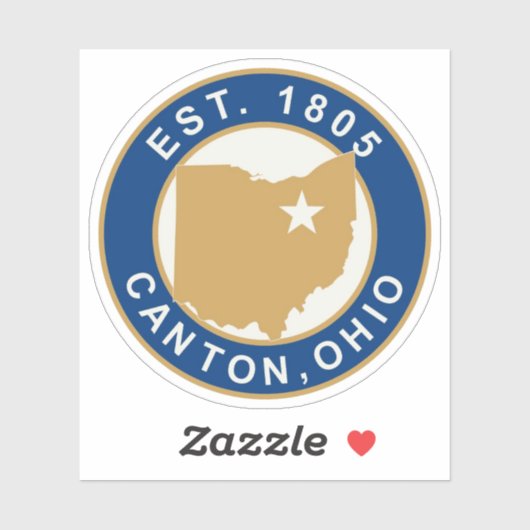 Seal of Canton, Ohio, USA シール (シート)