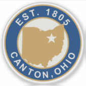 Seal of Canton, Ohio, USA シール (正面)