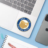 Seal of Canton, Ohio, USA シール (ノートパソコンとiPhone)