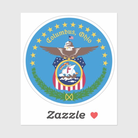 Seal of Columbus, Ohio, USA シール (シート)