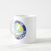 Seal of Delray Coffee Mag(デレイビーチのシール) コーヒーマグカップ (正面左)