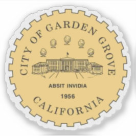 Seal of Garden Grove, California, USA シール