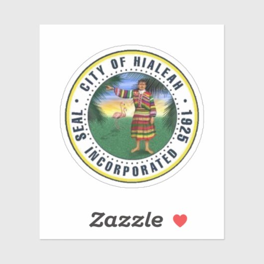 Seal of Hialeah, Florida シール (シート)