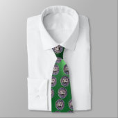 SEAL OF KNIGHTS TEMPLAR gem green ネクタイ (タイ)