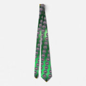 SEAL OF KNIGHTS TEMPLAR gem green ネクタイ (裏面)