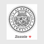 Seal of Knoxville, Tennessee, USA シール (シート)