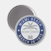 Seal of Miami, Florida Magnet マグネット (正面/裏面)