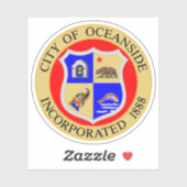 Seal of Oceanside, California, USA シール (シート)
