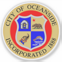 Seal of Oceanside, California, USA シール