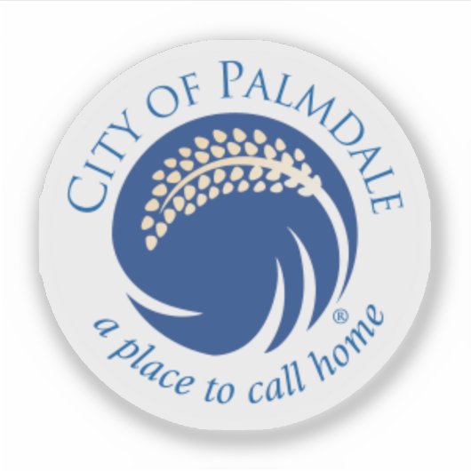 Seal of Palmdale, California, USA シール (正面)