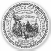 Seal of Providence, Rhode Island, USA シール (正面)