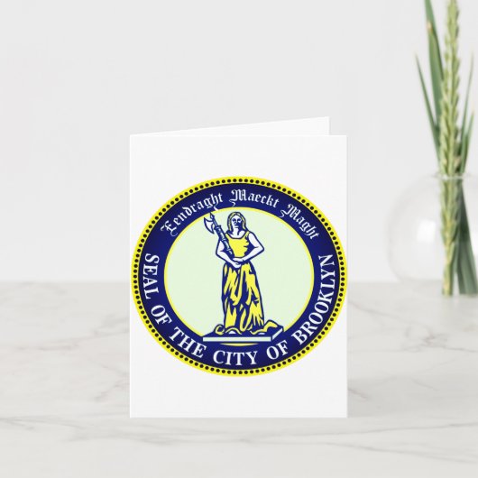 Seal Of The Borough Of Brooklyn New York _1  カード (正面)