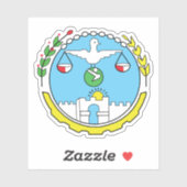 Seal of the Harari Region, Ethiopia シール (シート)