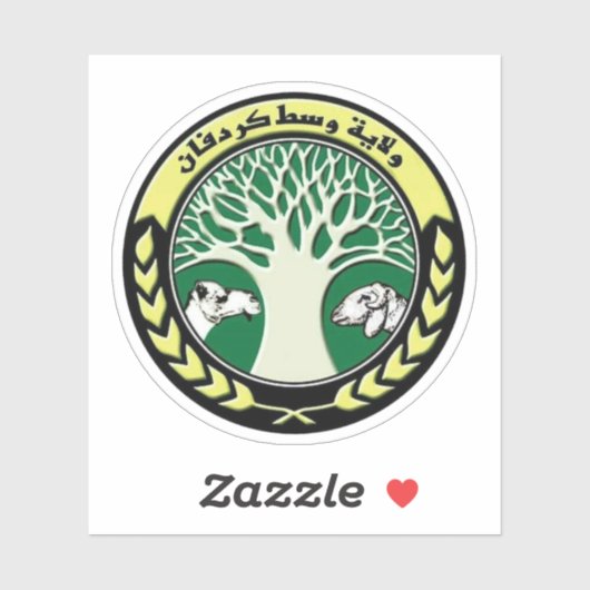 Seal of the North Kordofan State, Sudan シール (シート)