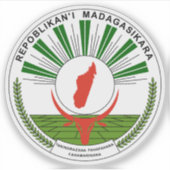 Seal of the Republic of Madagascar (1993-1998) シール (正面)