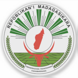 Seal of the Republic of Madagascar (1993-1998) シール