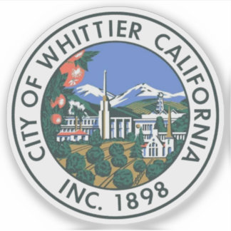 Seal of Whittier, California, USA シール