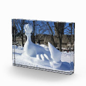 Seal Snow Sculpture(カナダ、ケベック州) フォトブロック (右)