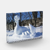 Seal Snow Sculpture(カナダ、ケベック州) フォトブロック (左)