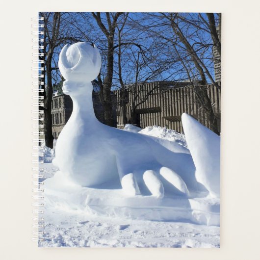 Seal Snow Sculpture（カナダ、ケベック州） プランナー手帳 (正面)