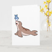 Seal with Fish (2).PNG カード (黄色い花)