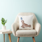 Seal with Fish (2).PNG クッション (椅子)