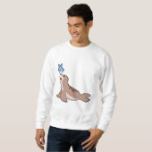 Seal with Fish (2).PNG スウェットシャツ (正面フル)