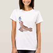 Seal with Fish (2).PNG Tシャツ (正面)
