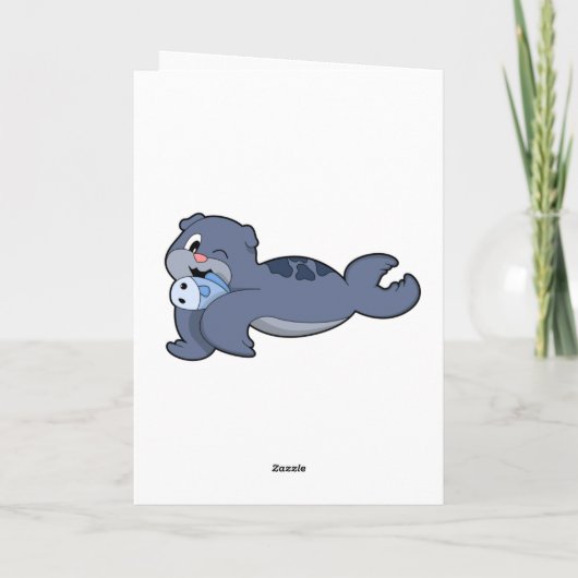 Seal with Fish (3).PNG カード (裏面)