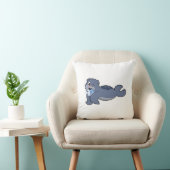 Seal with Fish (3).PNG クッション (椅子)