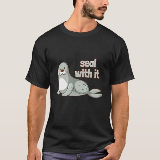 Seal With It Ocean Sea Lion Tシャツ (正面)
