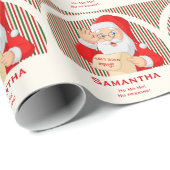 Sealed by Santa Nice List No Peak Christmas ラッピングペーパー (ロールコーナー)