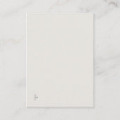 Sealed Key- Regency Correspondence Archive  エンクロージャーカード (裏面)