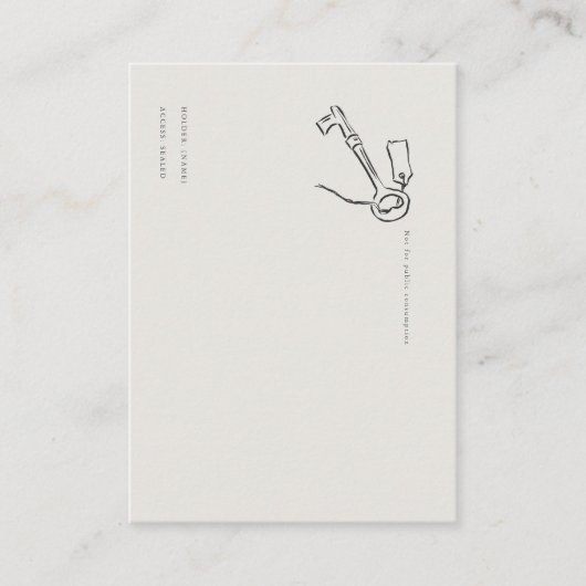 Sealed Key- Regency Correspondence Archive  エンクロージャーカード (正面)