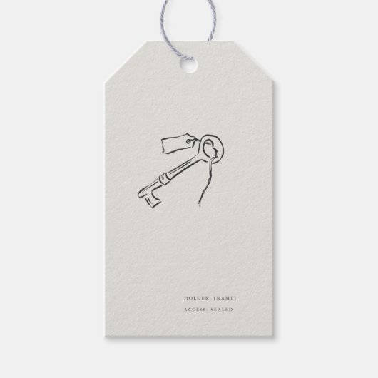 Sealed Key- Regency Correspondence Archive ギフトタグ (正面)