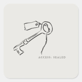 Sealed Key- Regency Correspondence Archive  スクエアシール