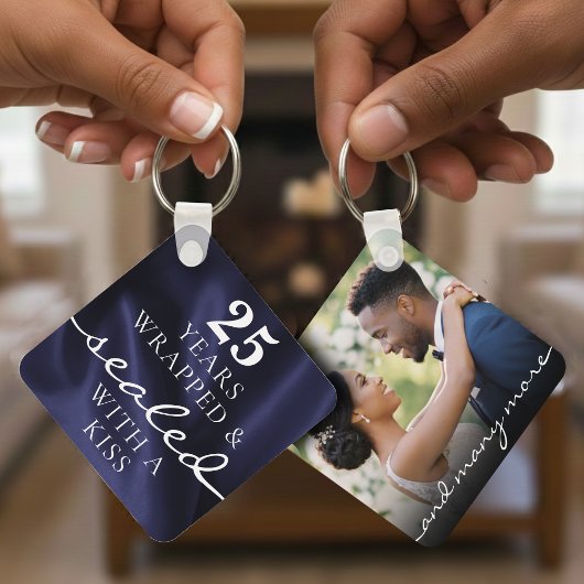 Sealed with a Kiss Blue 25th Birthday Anniversary キーホルダー