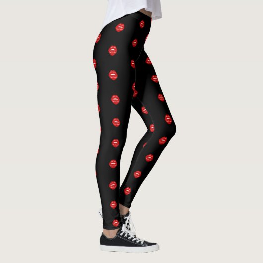 sealed with a kiss love quotes leggings レギンス (右)